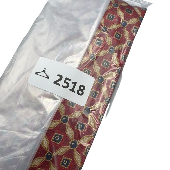 X'andrini 100% Silk Dress Tie Made in USA Vintage Geometric Print 58" 3.75"‎ - Picture 12 of 12